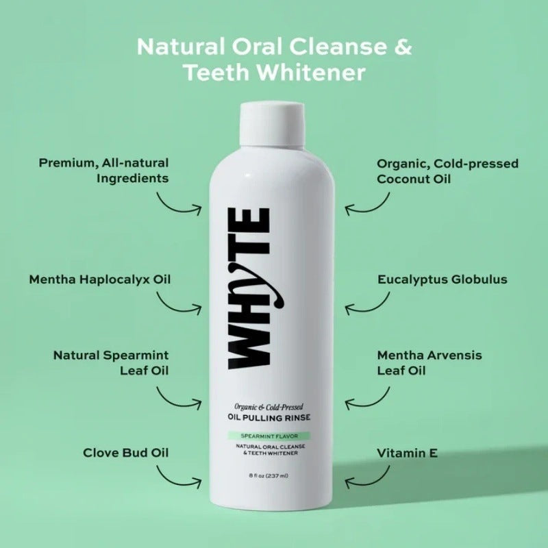 Spearmint Oil Pulling Mouthwash
