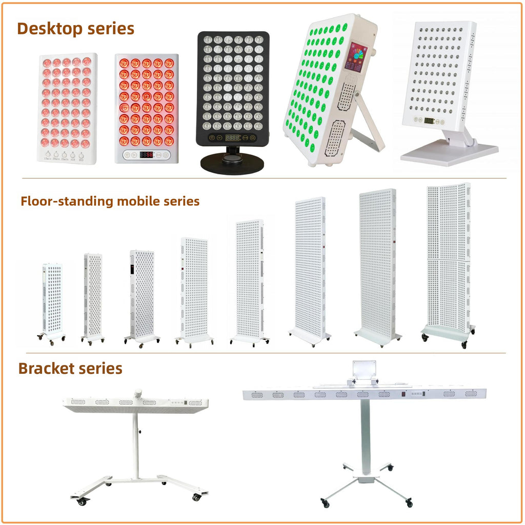 Red light therapy lamp