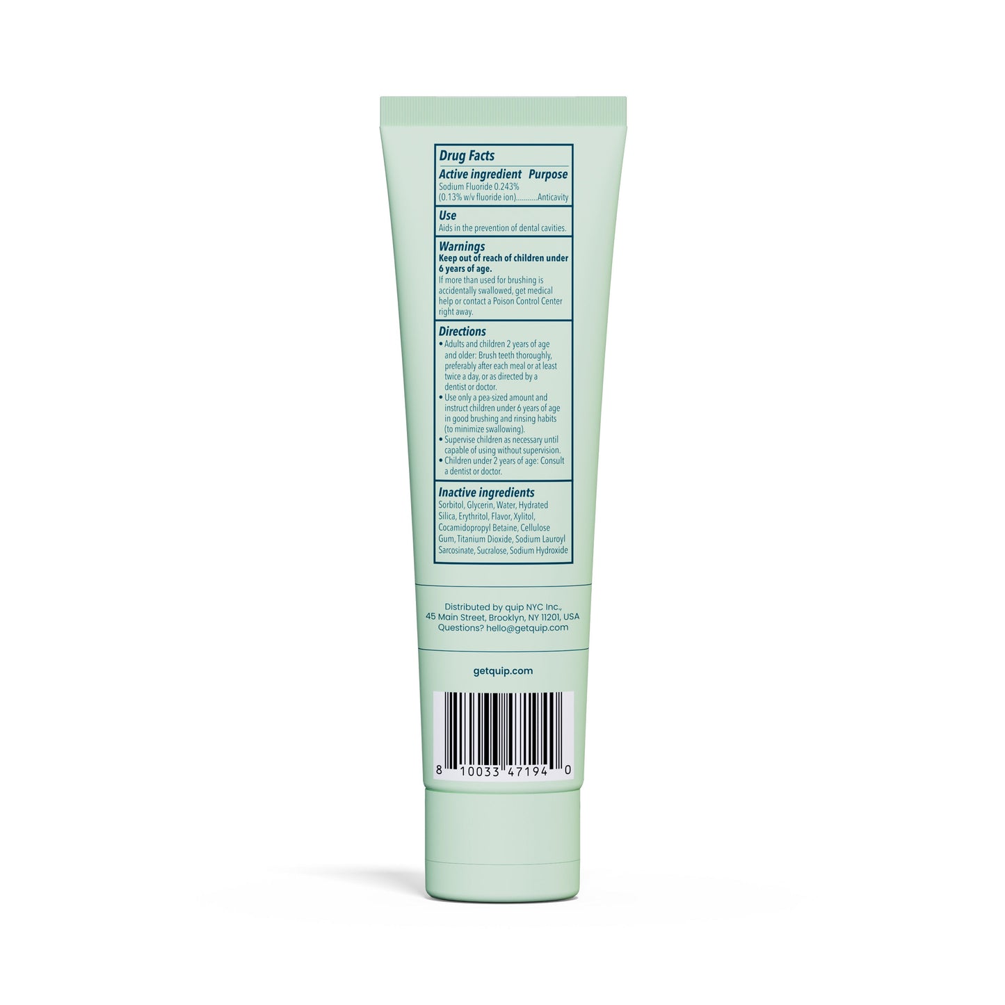 Daily Strengthening Anticavity Toothpaste