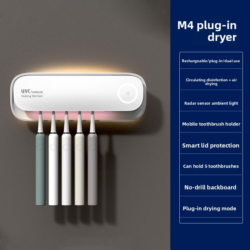 Smart UV Toothbrush Holder