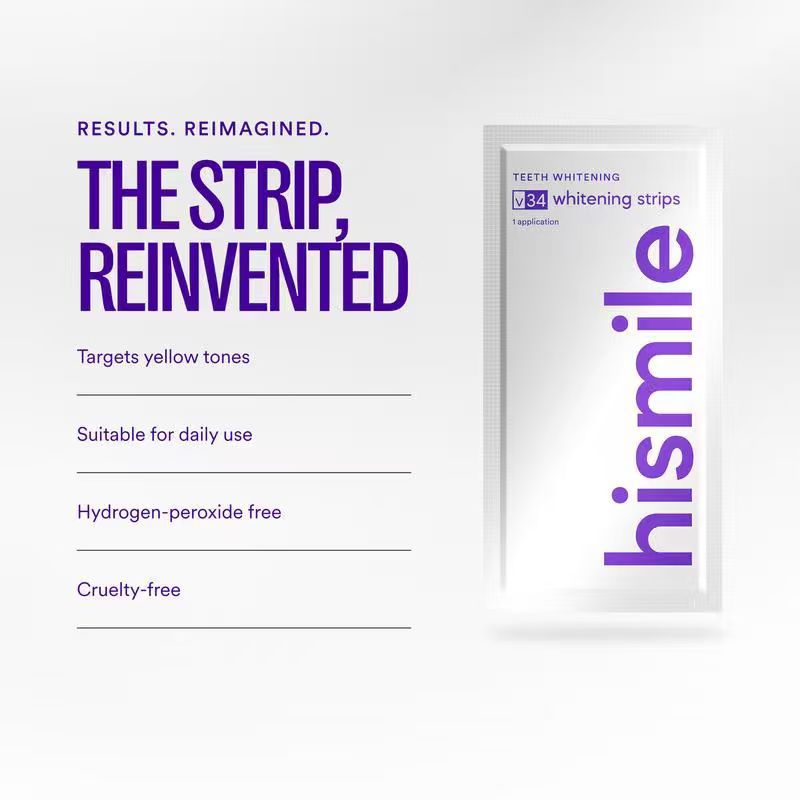 V34 Purple Teeth Whitening Strips