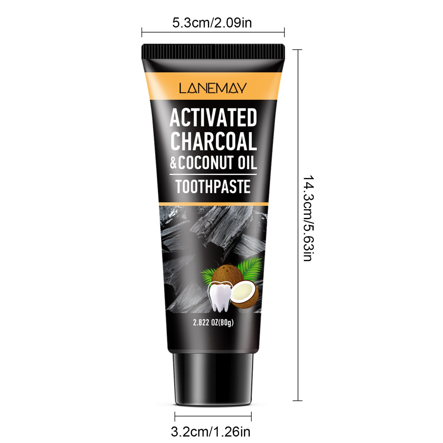 Bamboo Charcoal Coconut Toothpaste