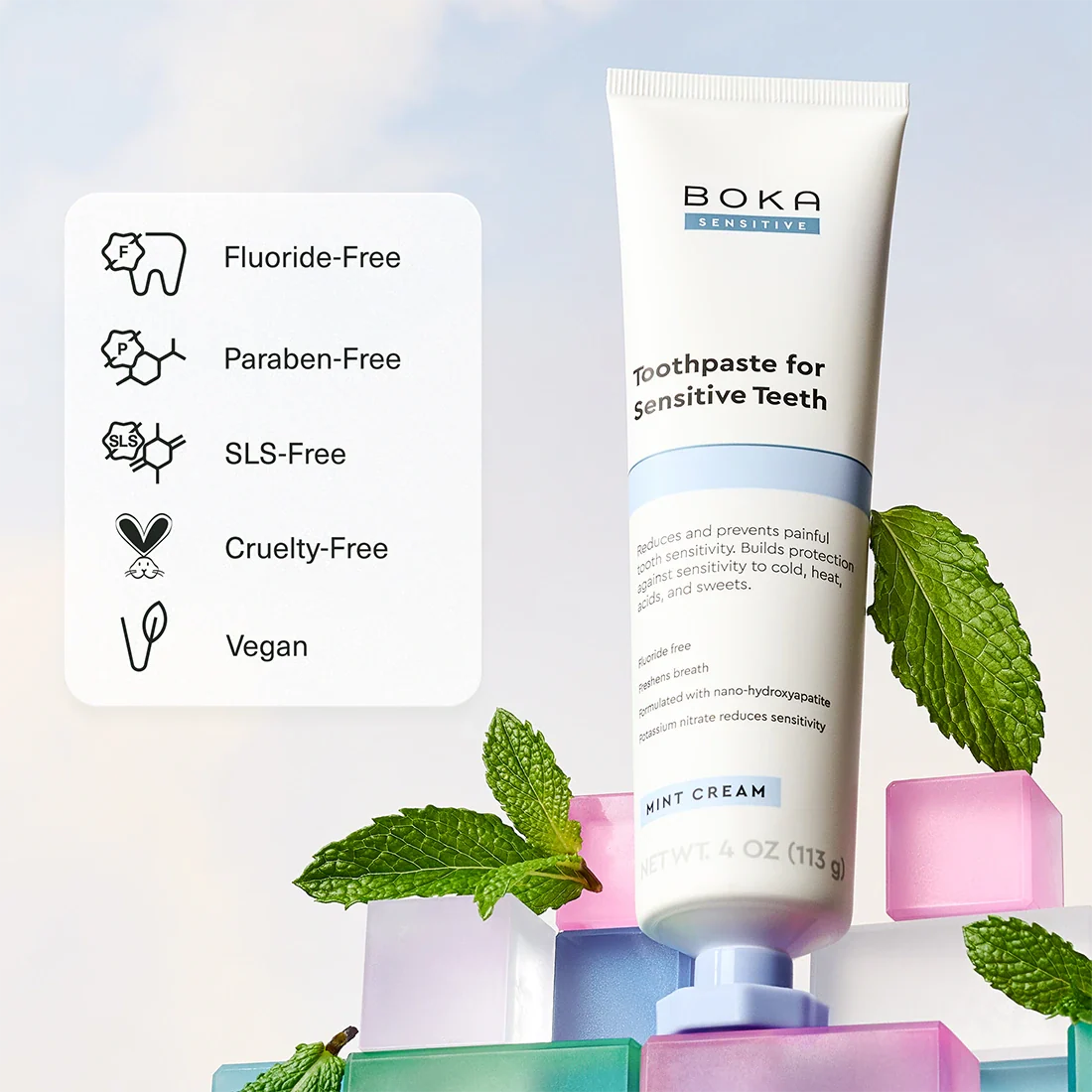 n-Ha Toothpaste for Sensitive Teeth