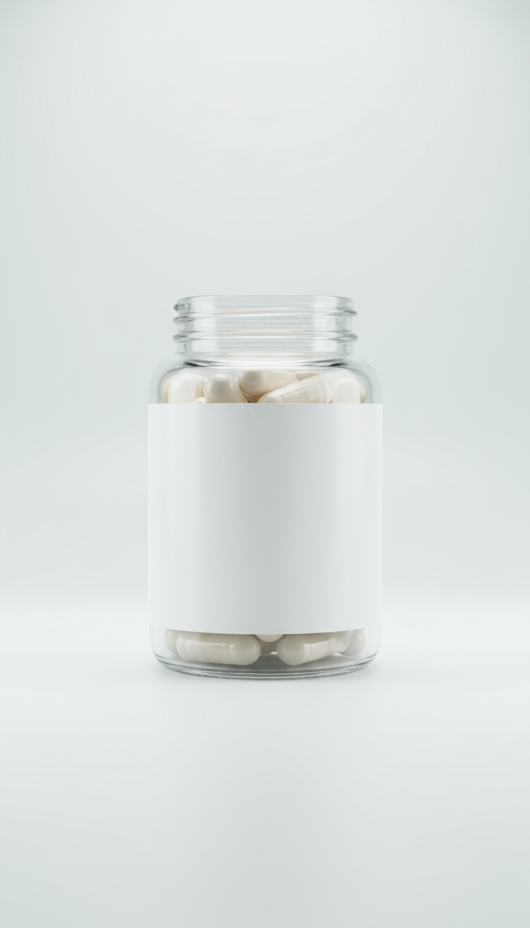 Metabolic Balance capsules glass jar