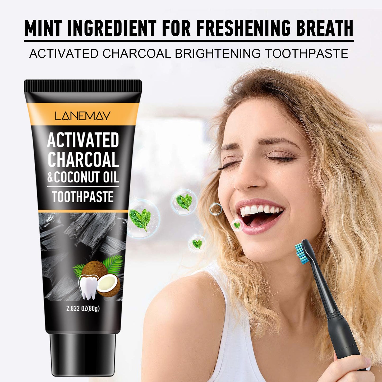 Bamboo Charcoal Coconut Toothpaste