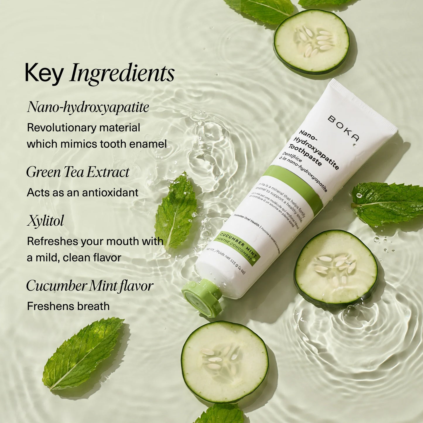 Cucumber Mint n-Ha Toothpaste