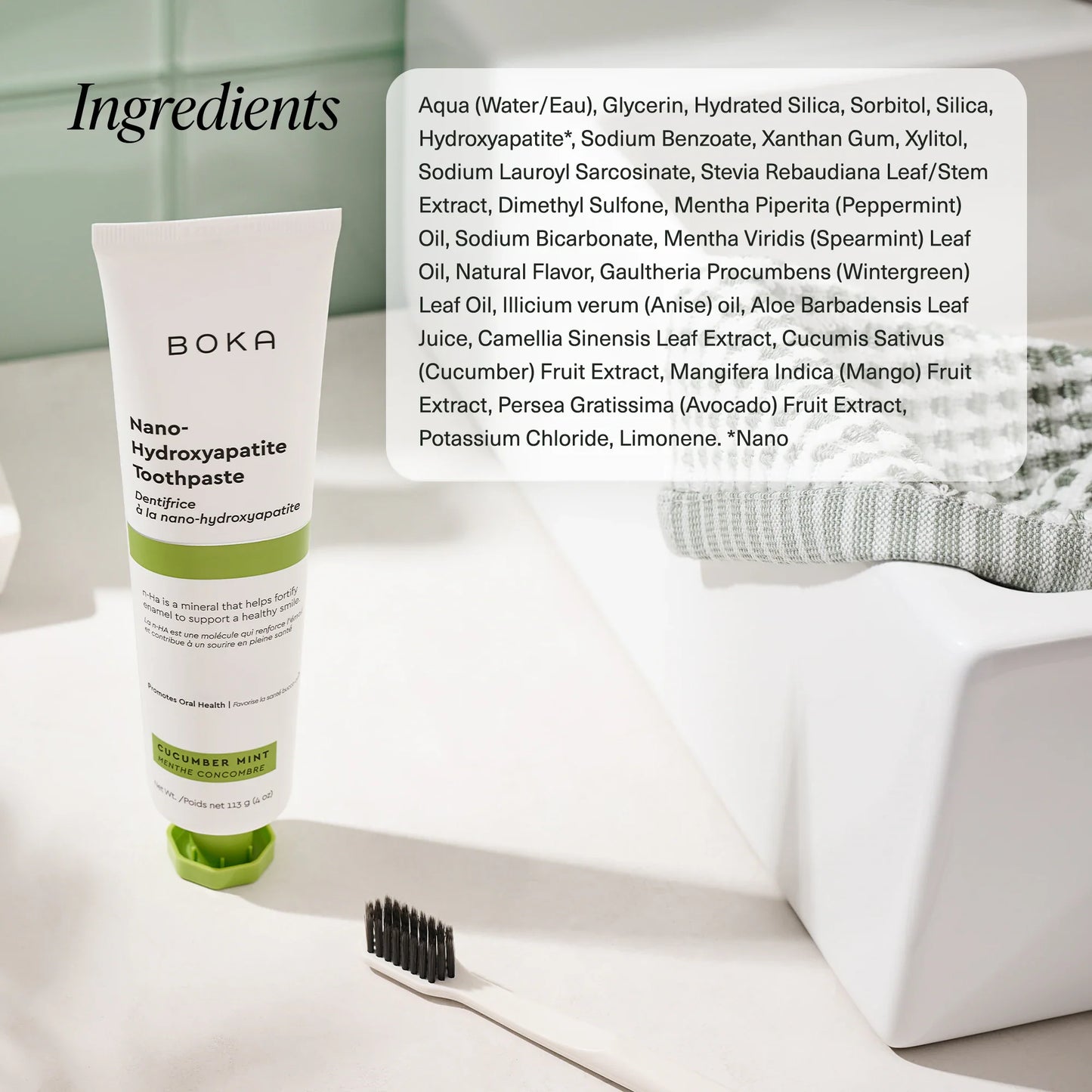 Cucumber Mint n-Ha Toothpaste