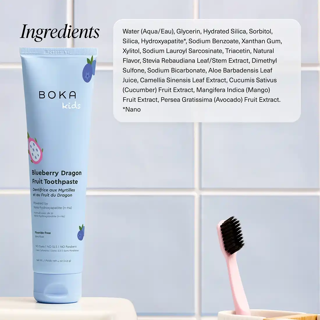 Blueberry Dragon Fruit n-Ha Toothpaste