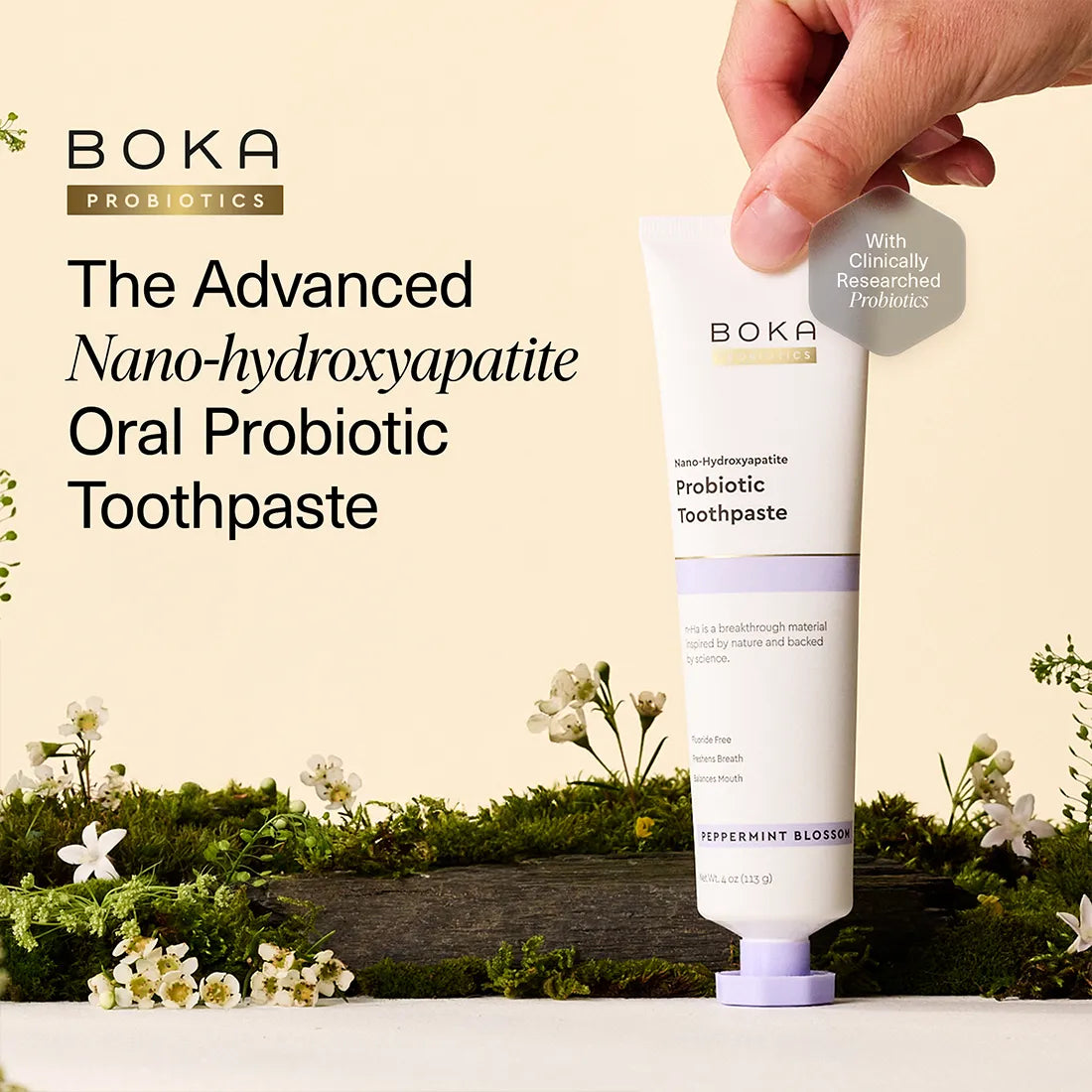 Peppermint Blossom Probiotic n-Ha Toothpaste