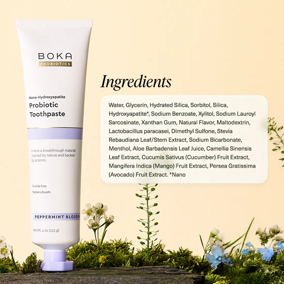 Peppermint Blossom Probiotic n-Ha Toothpaste