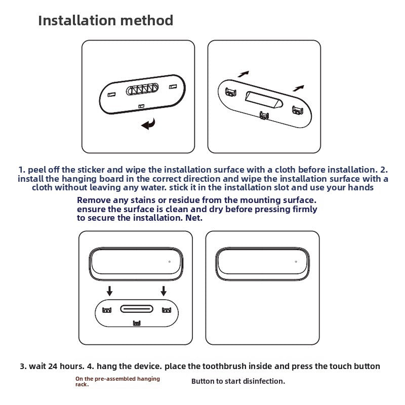 Smart UV Toothbrush Holder