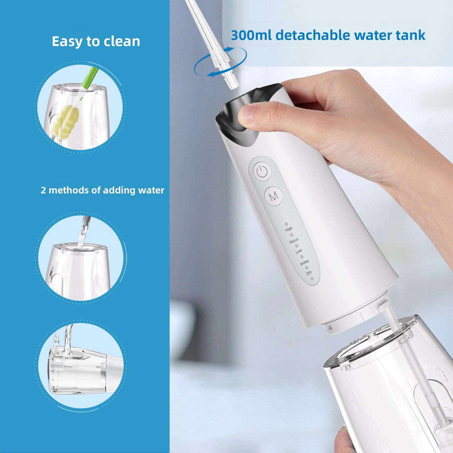 IPX7 Electric Water Flosser