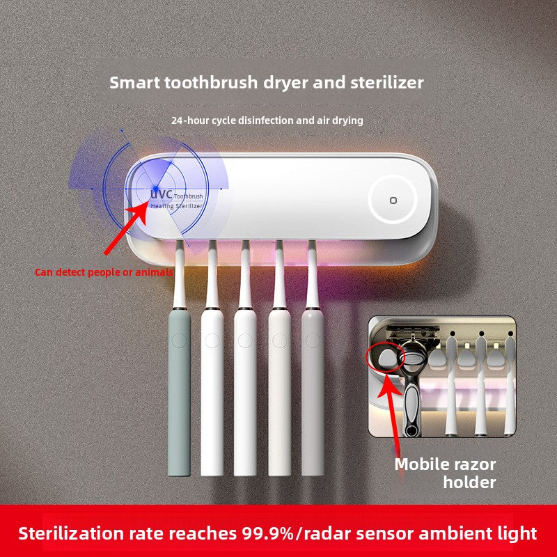 Smart UV Toothbrush Holder