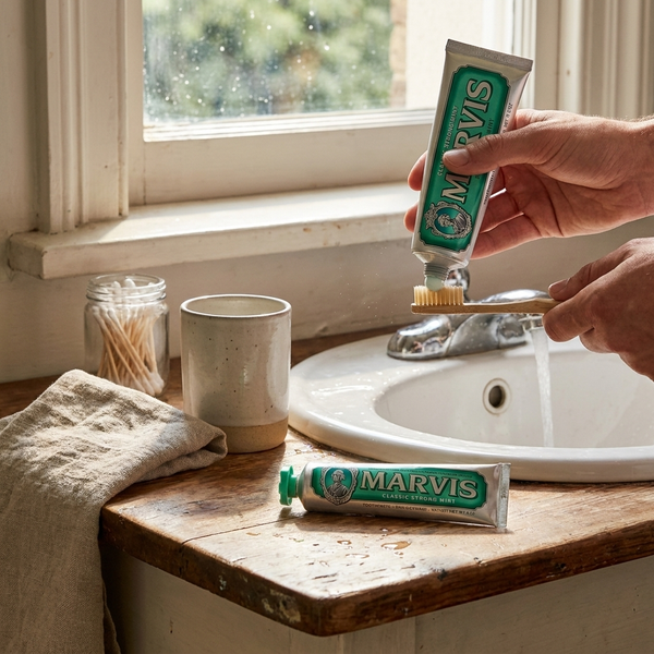 Mint Toothpaste lifestyle