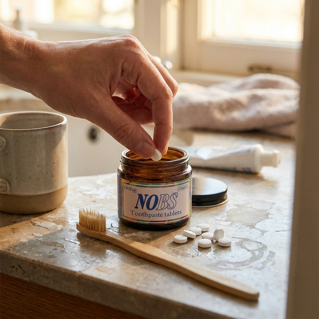 toothpaste tablets lifestyle