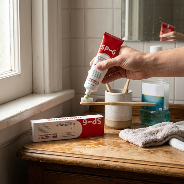Toothpaste Probiotics Brightening lifestyle