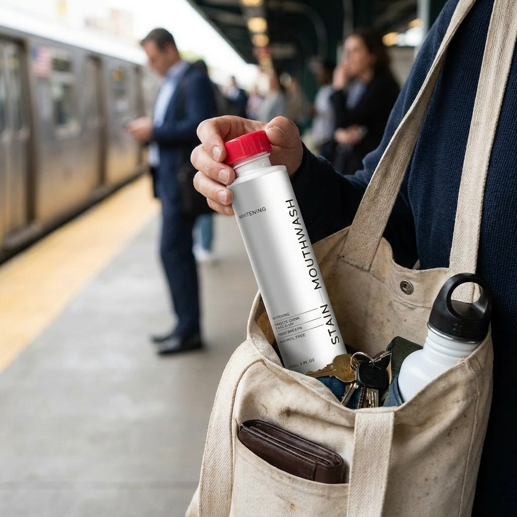 Portable Fresh Breath Mouthwash lifestyle