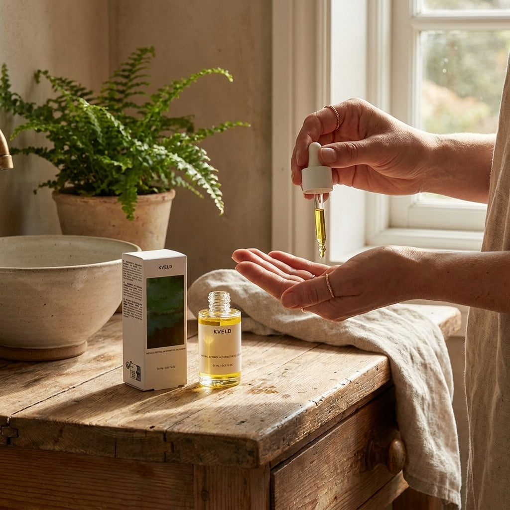 Natural Retinol Alternative Oil Serum lifestyle
